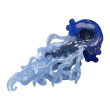 Acetat-Haarspangen für Damen, rutschfeste-Blaue Qualle
