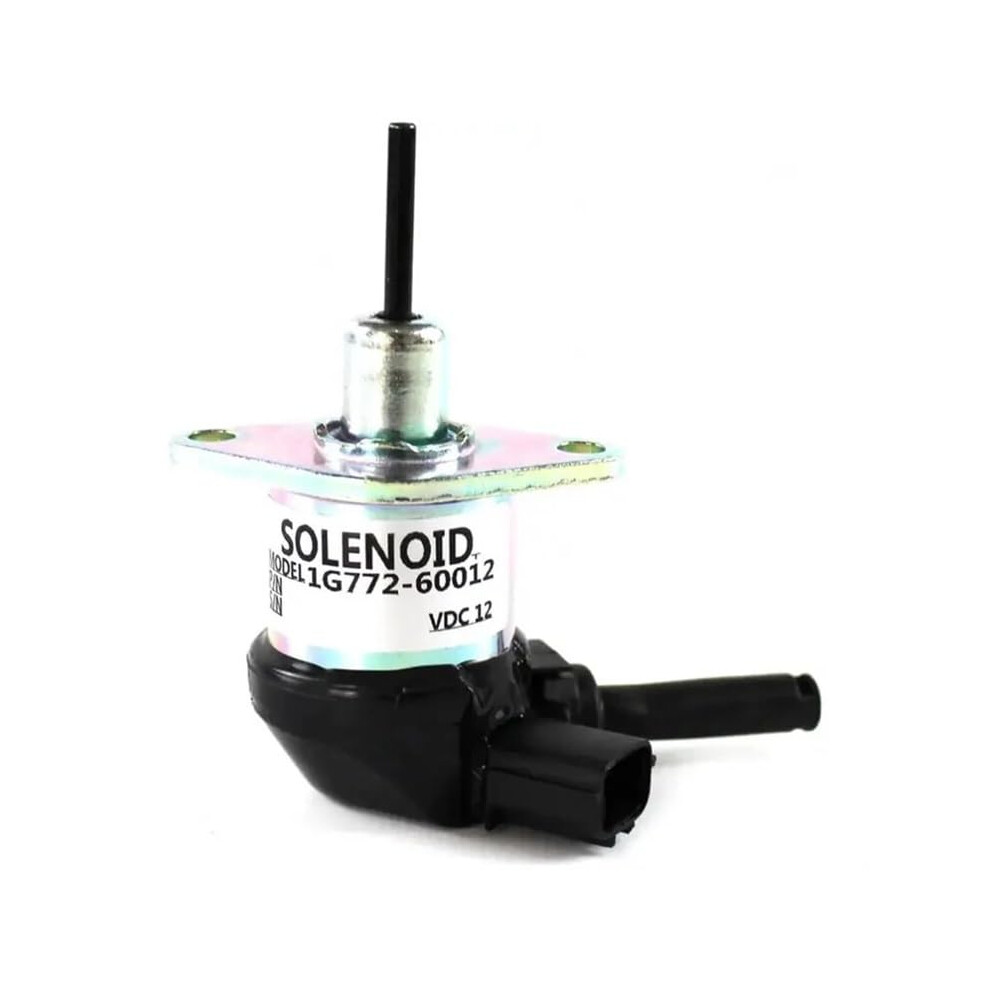 12V Fuel Shut Off Solenoid Valve 1G77260014 For Kubota V2607 V3300 V3600 Kx0574 Svl75 9105992761210