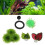 5Pcs Betta Fisch Blatt Pad Aquarium Simulation 11