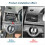 Car Dash AC Air Vent Outlet Grille Assembly for C 3
