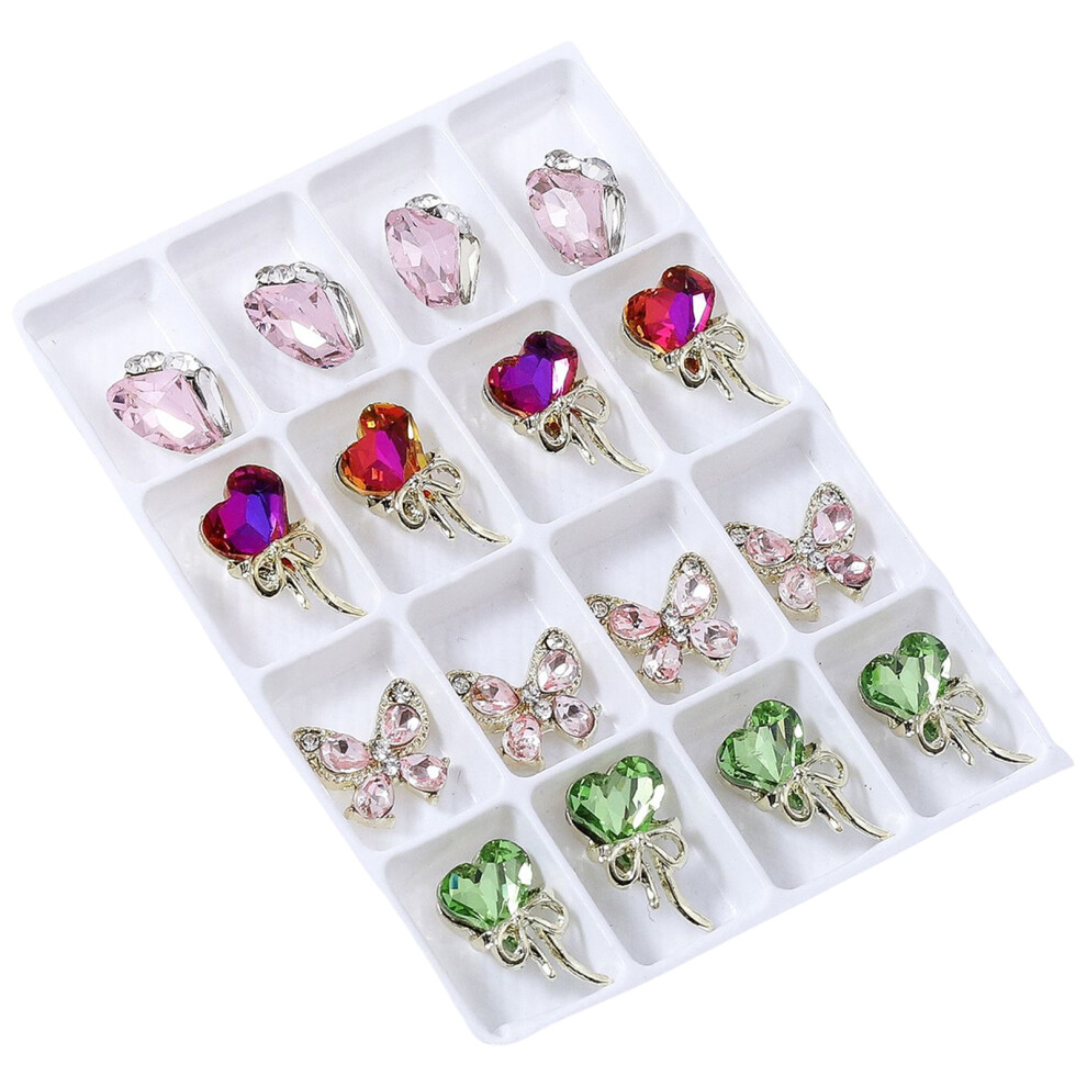 3D Nail Rhinestones Nail Crystal Gems Nail Charms Mixed-XS07