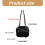 Elegant Shoulder Bag PU Leather Satchel Versatile Casual-Silver 2