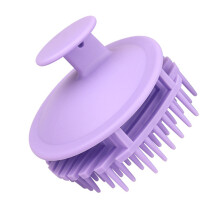 Scalp Massage Brush with Soft Silicone Stimulates-Purple