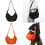 Women Men Nylon Large Capacity Adjustable Strap-orange S 4