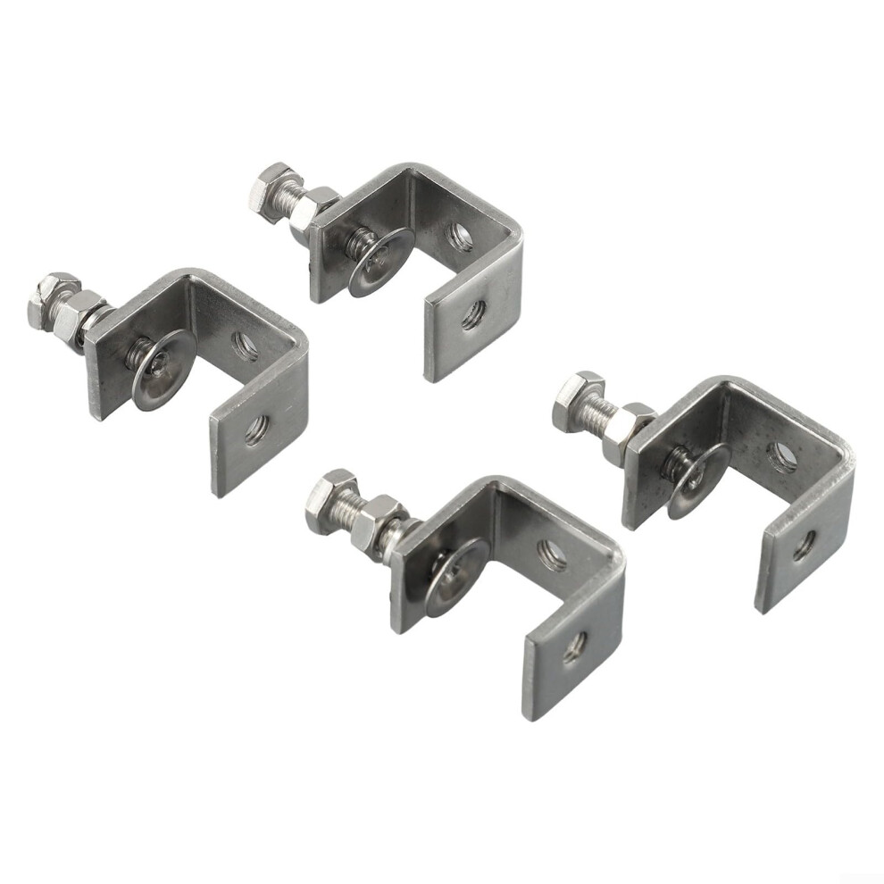 Heavy Duty C Clamps For Welders Stainless Steel Desk Clamp With Adjustable Positioning Screw 4Piece Set 9105992762330