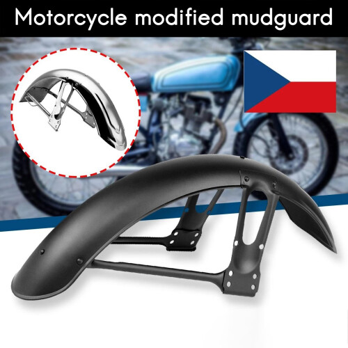 Motorcycle Cafe Racer Front Mudguard Mud Flap Moto 2