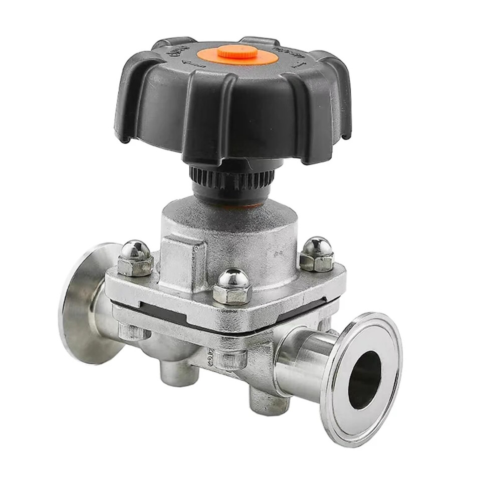 1/2 3/4 11/4 1 Inch 2 Way Diaphragm Valve Stainless Steel 316L Triclamp Od 50.5Mm 1Pcs(19Mm) 9323874389790