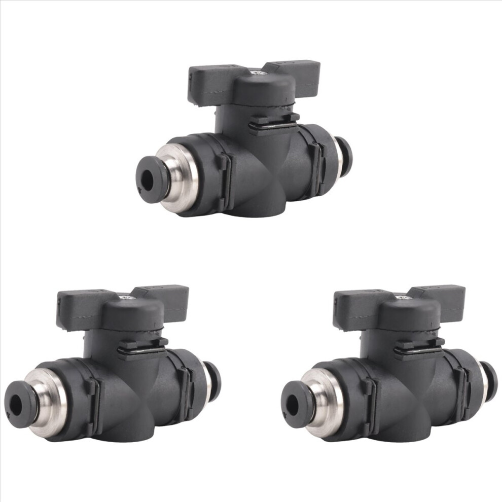 4Mm Push Connect Valve Ball Air Flow Control Quick 4851175674338