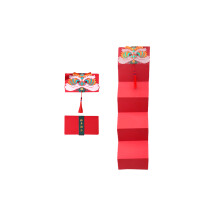 Rode enveloppen voor Chinees Nieuwjaar, zelfklevende tochtstopper, elegant tijgerdesign, hoogwaardig papier, duurzaam en milieuvriendelijk.