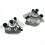 Car Front Brake Calipers W/Pads for Rancher 420 TR 3