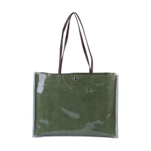 Women Bag Simple Shopping Bag Trendy Handbag Top-Olive green