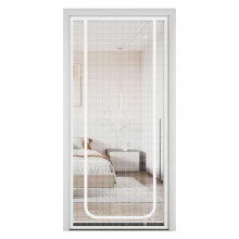 Screen PetFriendly Screen Door, 35.43 x 86.61 Inches, Portable Zippered Protector for Balconies and Stairs