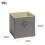 Versatile Home Storage Solutions, Space-saving Storage Cubes With Stylish Fabric, Heavy-duty Polypropylene Material, Cardboard Support, Easy Carrying 2