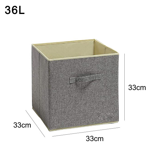 Versatile Home Storage Solutions, Space-saving Storage Cubes With Stylish Fabric, Heavy-duty Polypropylene Material, Cardboard Support, Easy Carrying 1
