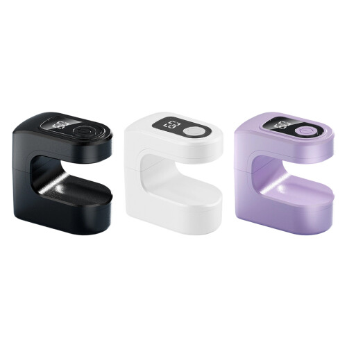 Nail Art Dryer Machine Compact LED Nail Lamp Rapid Curing-Black 1