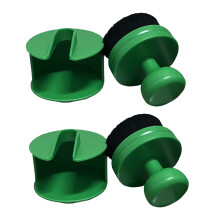 Double Purpose Soft Car Wash Brush Slide Design Hygienic-Green