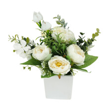 Perfect voor bruiloftsdecoratie: levendige kunstbloemen, UV-bestendig en gemakkelijk te onderhouden, geschikt voor binnen- en buitengebruik.