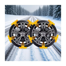 Car Snow Chains 10Item For Estate 2017Present, Ice And Snow AntiSkid, AntiLow Temp, Easy Install