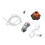 Aquarium-Vulkan-Ornament-Kit, lebensechte 3