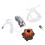 Aquarium-Vulkan-Ornament-Kit, lebensechte 6