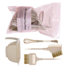 Highly Density Hair dyed Applicator Brush Set Bowl-Camel yellow