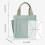 Compacte canvas tas Grote handtas Gemakkelijk mee te-Koffie 4