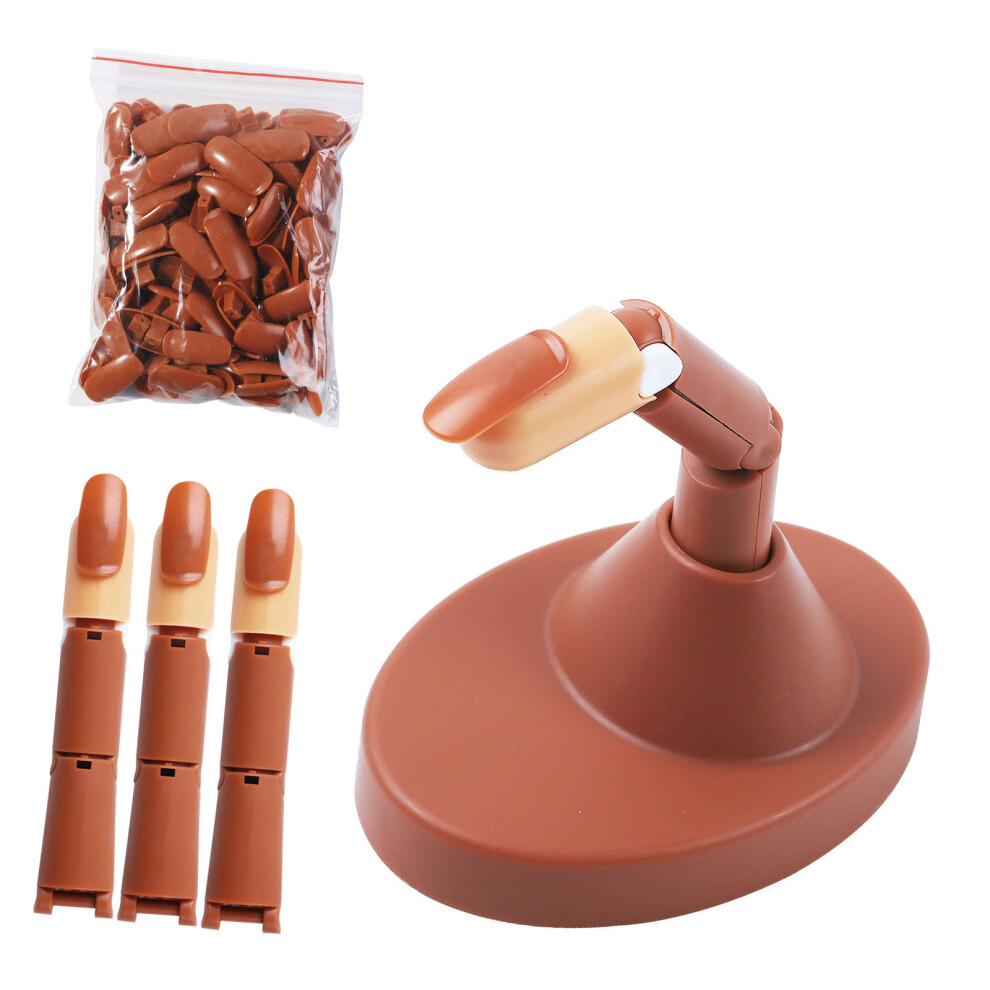 Complete Nail Technician Training Set With Flexible-Brown 7754000866793