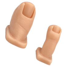 Silicone Pedicure Practice Toes With Natural Texture-Style 1