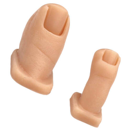 Silicone Pedicure Practice Toes With Natural Texture-Style 1