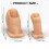 Silicone Pedicure Practice Toes With Natural Texture-Style 1 4