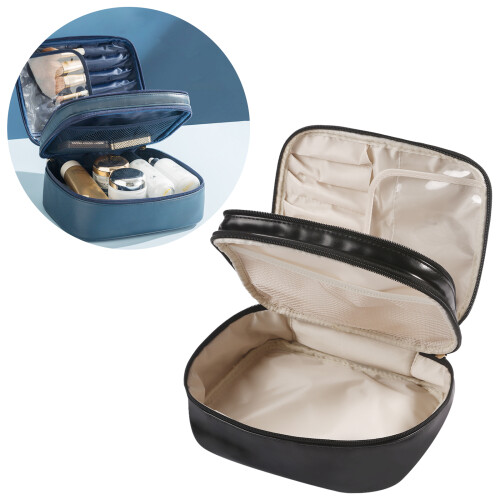 Make-uptas Toilettas met meerdere compartimenten-Paars 2
