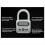 Timer Padlock LCD Display Backlight 999 Hours Max Timing Super Long Standby Anti-Addiction Electronic Backpack Lock B 9