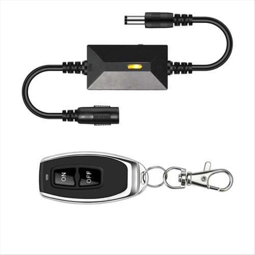 DC Power Switch 433MHz Receiver 3.6V-24V Input 50m Range Compact Design Ideal for Remote Control Fans and Devices 1
