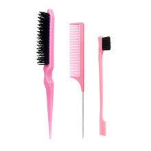3-delige haarkam moet haarstylingaccessoires hebben voor-Roze