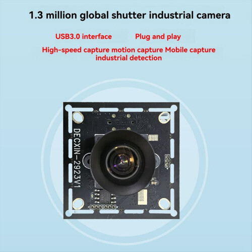 USB3.0 Global Shutter Camera 1.3MP 123 Industrial Module 400 Frames Driver-Free for WINXP/7 8 10 LINUX Android 1