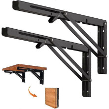Zihaisheng Klapphalterung 350mm, 2-teilige schwarze faltbare Konsolenhalterung