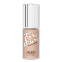 Moisturizing and Waterproof Face Oil Control Liquid Makeup-E