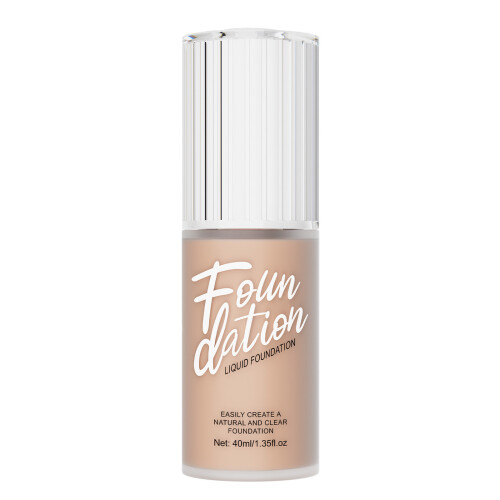 Moisturizing and Waterproof Face Oil Control Liquid Makeup-E