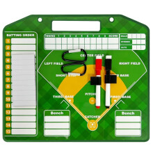 Magnetic Baseball Lineup Board 13x11x2 DoubleSided With Handle Hanging Hole Covered Edge Writable Erasable Surface