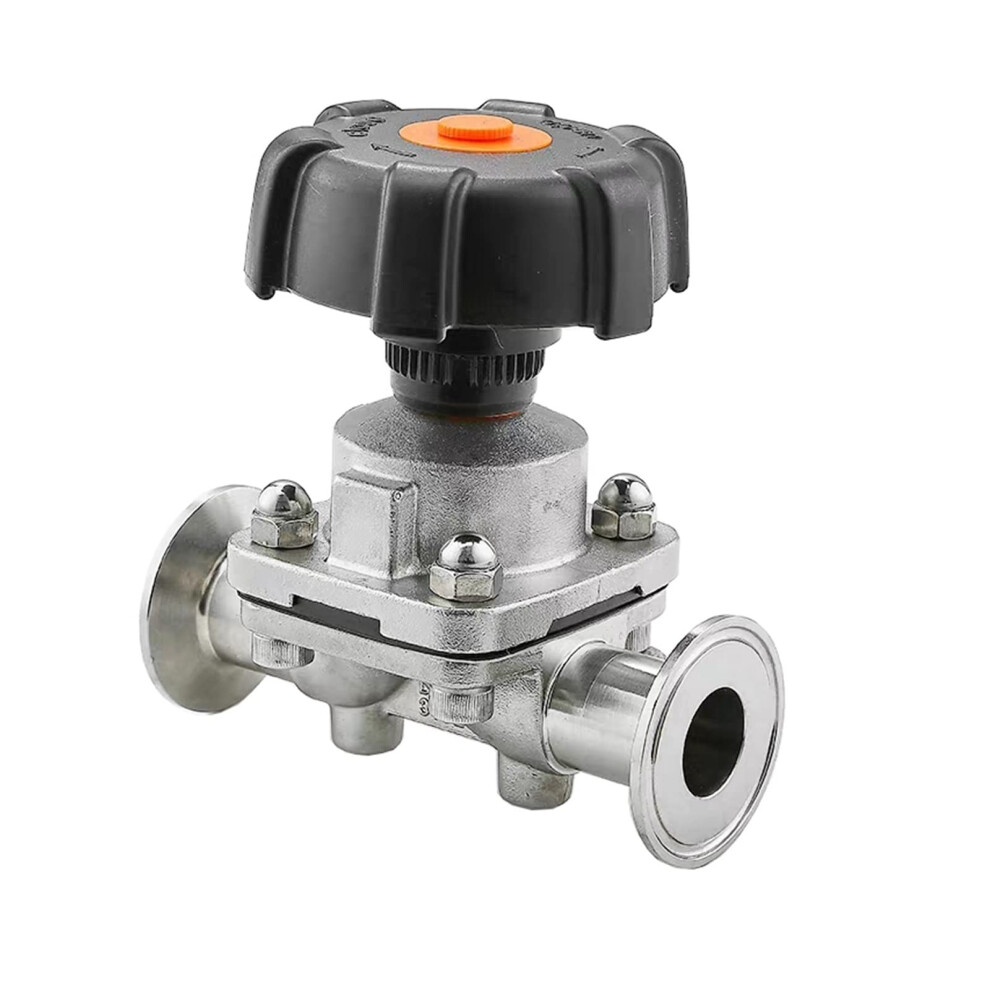 Diaphragm Valve Sanitary Stainless Steel 316L 2Way Quickinstall Triclamp Od 50.5Mm (20Mm) 9105992764600