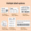 Label Thermal Printer, Compatible with IOS, Android Inkless Printer,Label Maker for Business and Retail, Logo Tag 9