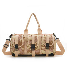 Travel Duffels Bag Sport Gym Bag Overnight Bag Shoulder-Khaki