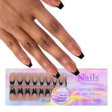 150Pcs 3 in1 X-Coat Tip Gel Nail Tip Press On Fake Nails-YS11