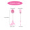 Pack of 2 Gentle Silicone Face Brushes for Deep Cleansing and 3