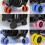 4/8pcs Convenient Silicone Wheel Protectors-Light Grey 4 pieces 7