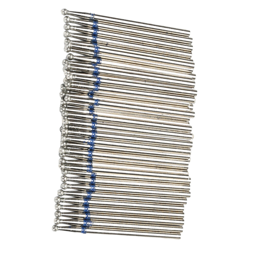 50Pcs Diamond Nail Drill Cuticle Clean Bit Set Milling-LA5