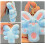 Cute Rabbit Pendant Keychain Stylish Keyring Decoration-White 5