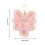 Cute Rabbit Pendant Keychain Stylish Keyring Decoration-White 4