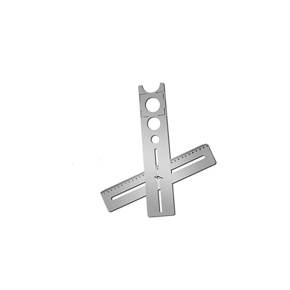 400Mm Portable Stainless Steel Hole Locator For Tiles Wood Plastics Drill Opening Convenient Tool Universal Punching 9339159626214
