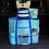 FCS Badezimmer Tragbare Duschtasche 43x21,5x38cm blaue wasserdichte schimmelresistente 4